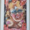 Blotter Art Doll " I love U" by Laurence Gartel signed numbered Limited Edition N°xxx/500 - 2001