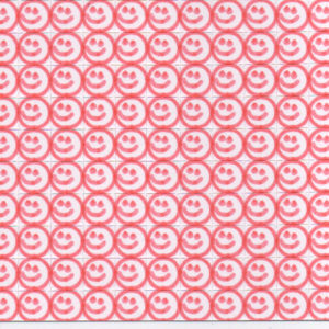 Alternative view of Blotter Art Coral Inked Smiley Faces by Jeanine Quick