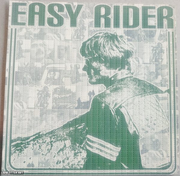 blotter art easy rider green by Lomax