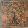Blotter Art Alice Through the Looking Glass by Mark Mc Cloud Burnt Orange