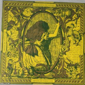 Blotter Art Alice Through the Looking Glass by Mark Mc Cloud Yellow Mustard - Image 2