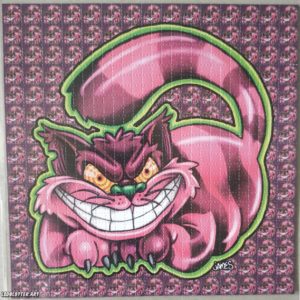 Blotter Art Cheshire Cat By James Clements