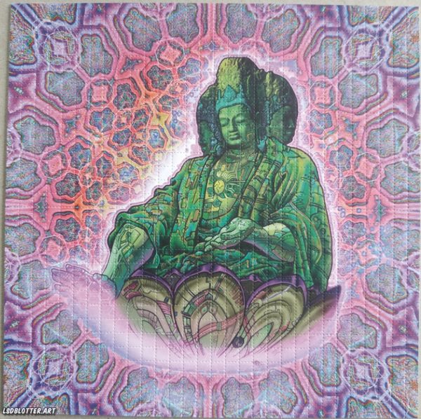 Blotter Art Maitreya by Luke Brown Original