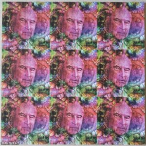 Blotter Art Albert Hofmann Celebration Pink 9 Panel