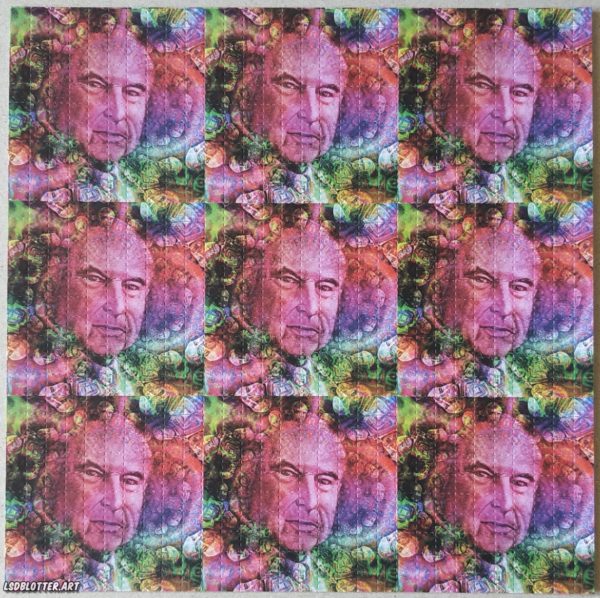 Blotter Art Albert Hofmann Celebration Pink 9 Panel