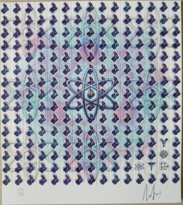 Blotter Art Atomic B’s by Lucifer