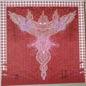 Blotter Art Tudore Rose by Lucifer