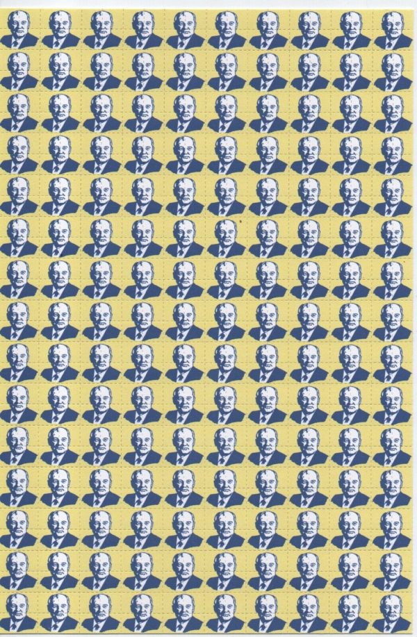 Blotter art 1989 Gorby Gorbatchev REPRO