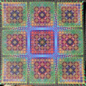Blotter Art Tibetan Weave by Lucifer LE/100