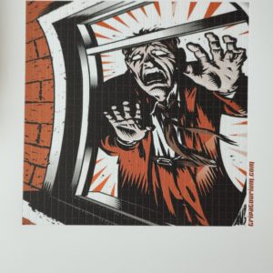 Blotter Art Tripatourium Panic Attack by BRUTE