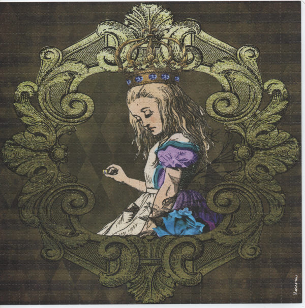 Blotter Art Queen Alice Gold by Kosapan Double Sided LE/50